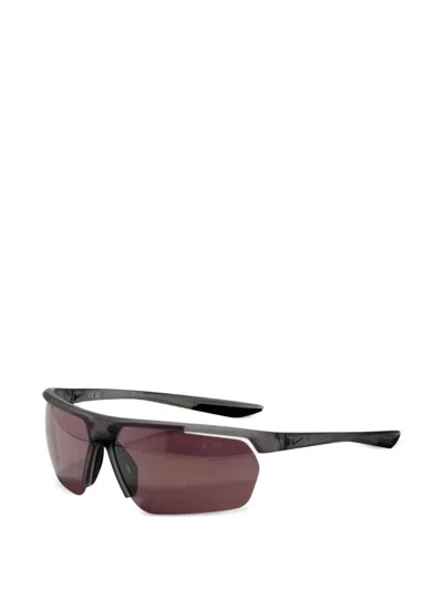 Nike Gale Force 71mm Matte-dark-grey Sunglasses In Brown