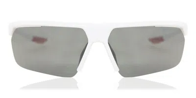 Nike Gale Force Cw4670 100 Men's Sunglasses White Size 71 In Gray