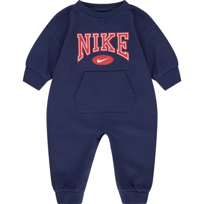 Nike Babies'  Game Day Essential Romper In Midnight Navy