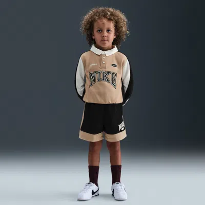 Nike Babies' Game Day Essentials Toddler French Terry Shorts In Neutral