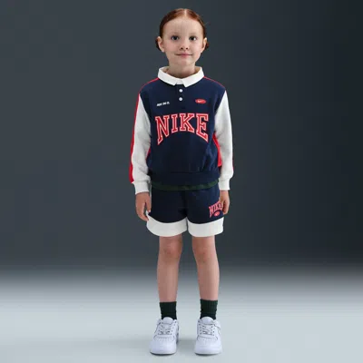 Nike Babies' Game Day Essentials Toddler French Terry Shorts In Blue