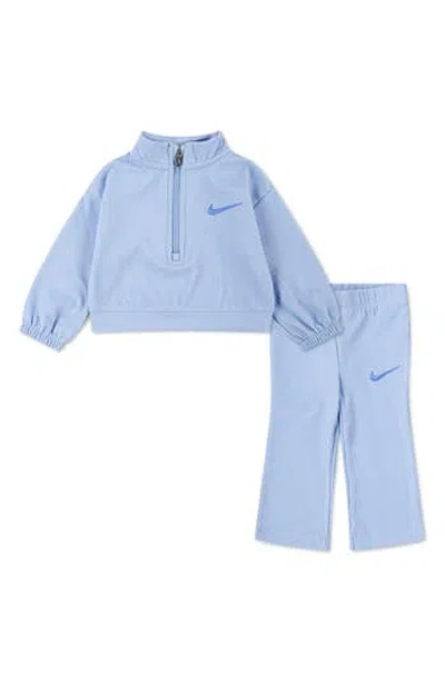 Nike Babies'  Game Swoosh Match Pullover & Leggings Set In Blue