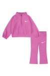 Nike Babies'  Game Swoosh Match Pullover & Leggings Set In Pink