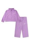 Nike Babies'  Game Swoosh Match Pullover & Leggings Set In Purple