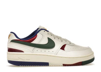 Pre-owned Nike Gamma Force Fir Green (women's) Sneakers In Sail/wheat Gold/team Red In Multi