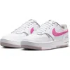 Nike Gamma Force Sneaker In White/ Pink/ Violet