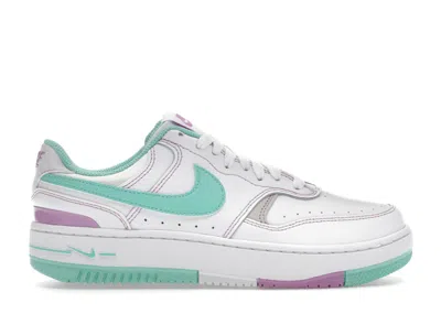 Pre-owned Nike Gamma Force (women's) Sneakers In White/rush Fuchsia/emerald Rise