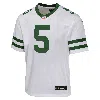 Nike Garrett Wilson New York Jets Big Kids'  Nfl Game Jersey In White