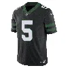 Nike Garrett Wilson New York Jets  Men's Dri-fit Nfl Limited Football Jersey In Black