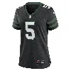 Nike Garrett Wilson New York Jets  Women's Nfl Game Football Jersey In Black