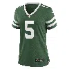 Nike Garrett Wilson New York Jets  Women's Nfl Game Football Jersey In Green