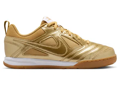 Pre-owned Nike Gato Lv8 Gum Sneakers In Metallic Gold/white/gum Light Brown In Multi
