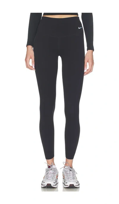 Nike Gentle Support High Waisted 7/8 Legging In Black