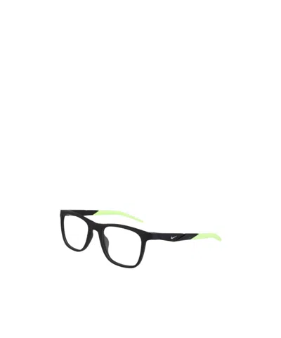 Nike Geometric Frame Plain Mirror In Black
