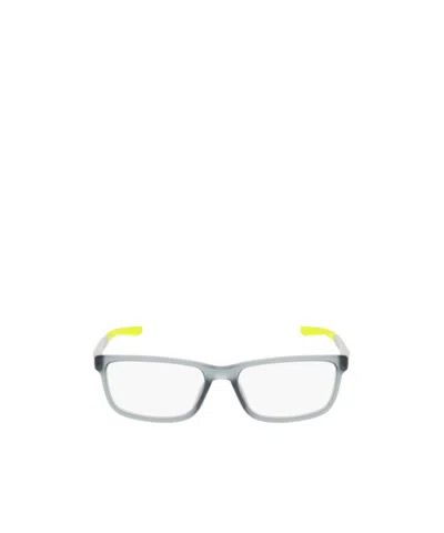 Nike Geometric Frame Plain Mirror In Gray