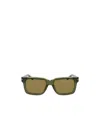 Nike Crescent I 54mm Rectangular Sunglasses In Green