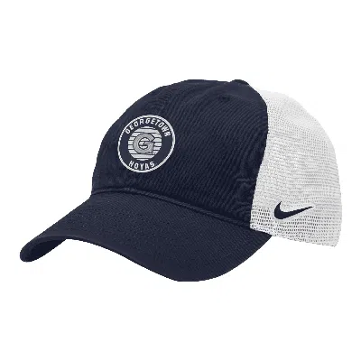 Nike Georgetown Heritage86  Unisex College Trucker Hat In Blue