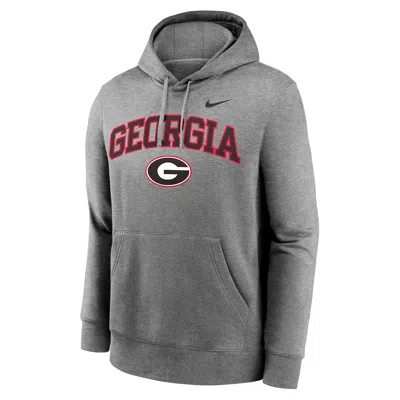 Nike Georgia Arch  Men's College Pullover Hoodie In Gray