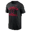 Nike Georgia Bulldogs Baseball Arch  Men's College T-shirt In Black