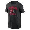Nike Georgia Bulldogs Campus Football Helmet  Men's College T-shirt In Black