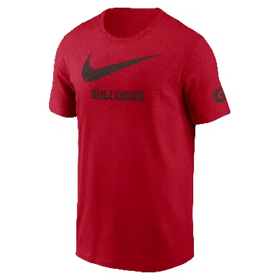 Nike Georgia Bulldogs Campus Mascot  Men's College T-shirt In Red