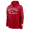 Nike Georgia Bulldogs Legacy Club Foundational  Men's College Pullover Hoodie In Red