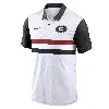 Nike Georgia Bulldogs Primetime Campus Vapor  Men's Dri-fit College Polo In White