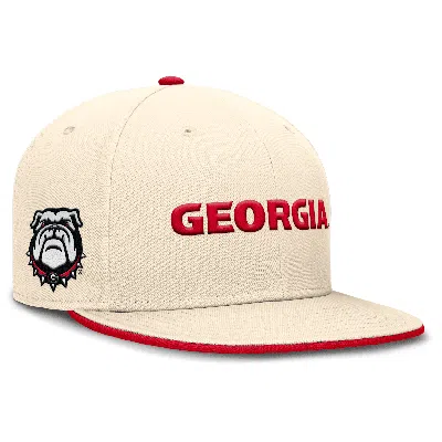 Nike Georgia Bulldogs Primetime True  Men's Dri-fit College Fitted Hat In Brown