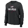 Nike Georgia Bulldogs Primetime University Boxy  Women's College Long-sleeve T-shirt In Black