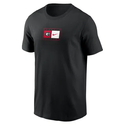 NIKE GEORGIA CAMPUS LOGO SWOOSH  MEN'S COLLEGE T-SHIRT,1015864824