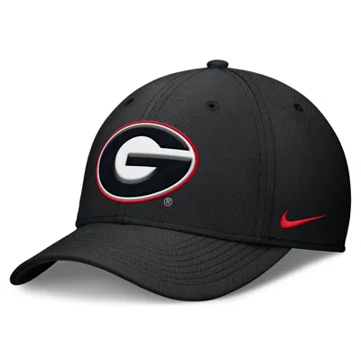 Nike Georgia Classic  Men's Dri-fit College Hat In Black