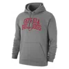 Nike Georgia Club Fleece  Men's College Pullover Hoodie In Grey