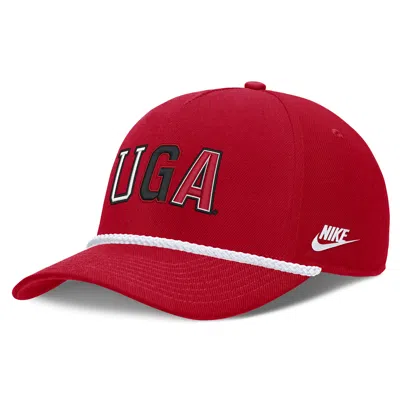 Nike Georgia Legacy Basketball Rope Rise  Unisex College Adjustable Hat In Red