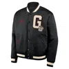 Nike Georgia Legacy  Men's College Full-snap Bomber Jacket In Black