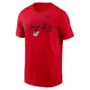 Nike Red Georgia Bulldogs Legacy Nickname T-shirt In Red