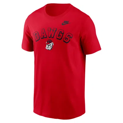 Nike Red Georgia Bulldogs Legacy Nickname T-shirt