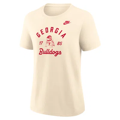 Nike Georgia Legacy Team Name  Women's College T-shirt In Neutral
