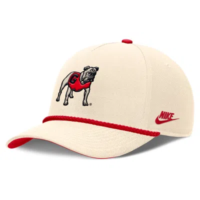 Nike Georgia Legacy Vintage Rope Rise  Unisex College Adjustable Hat In Neutral