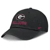 Nike Georgia On-field Club Gameday  Men's College Adjustable Hat In Black