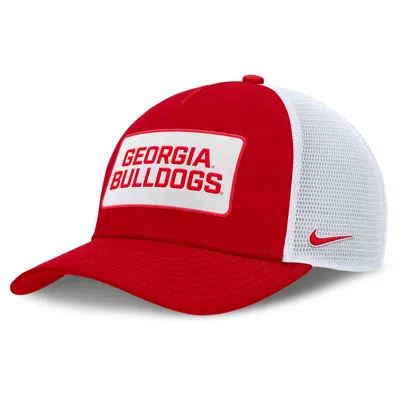 Nike Georgia On-field Rise  Men's College Trucker Adjustable Hat In Red