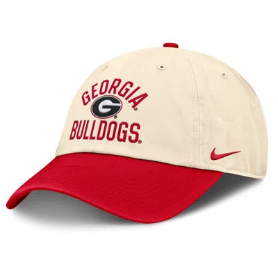Nike Georgia Primetime 2-tone Club  Unisex College Adjustable Hat In Neutral