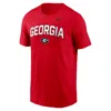 Nike Georgia Primetime Arch Stack  Men's College T-shirt In Red