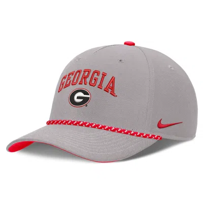 Nike Georgia Primetime Rise Rope  Unisex College Adjustable Hat In Gray