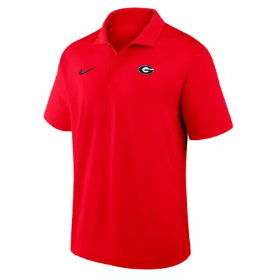 Nike Men's Red Georgia Bulldogs Primetime Victory Plus Dri-fit Polo Shirt