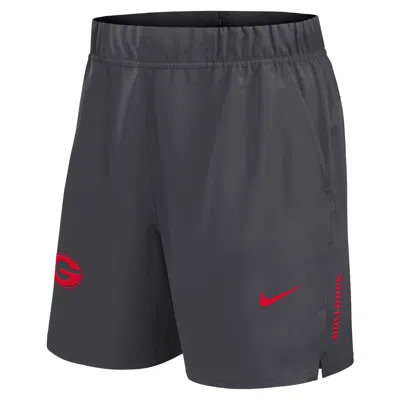 Nike Georgia Primetime Victory Primary Logo Menâs  Men's Dri-fit College Shorts In Gray