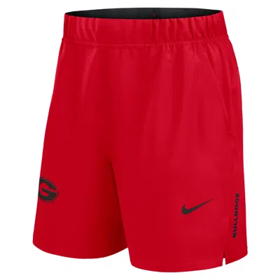 Nike Georgia Primetime Victory Primary Logo Menâs  Men's Dri-fit College Shorts In Red