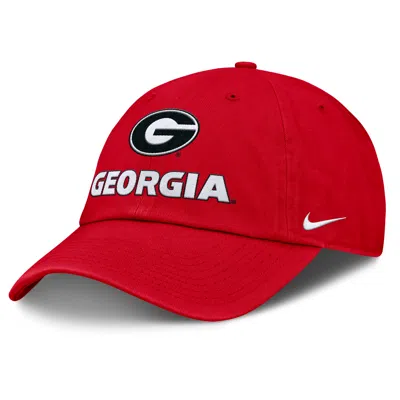Nike Georgia Sideline Club Gameday  Men's College Adjustable Hat