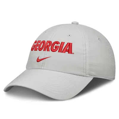 Nike Georgia Sideline Club Practice  Unisex College Adjustable Hat In Grey