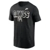 Nike Georgia Team Bold  Men's College T-shirt In Black