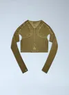 Nike Ghost Knit Top In Green